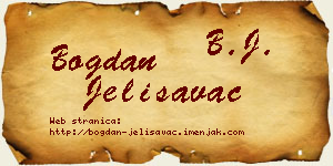 Bogdan Jelisavac vizit kartica